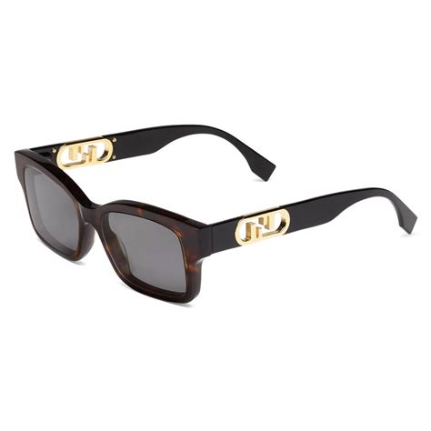 fendi rectangle sunglasses|Fendi sunglasses oversized.